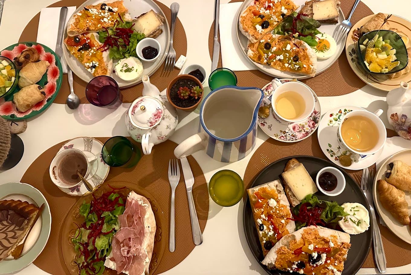 Une table gourmande au Jardin de Pauline